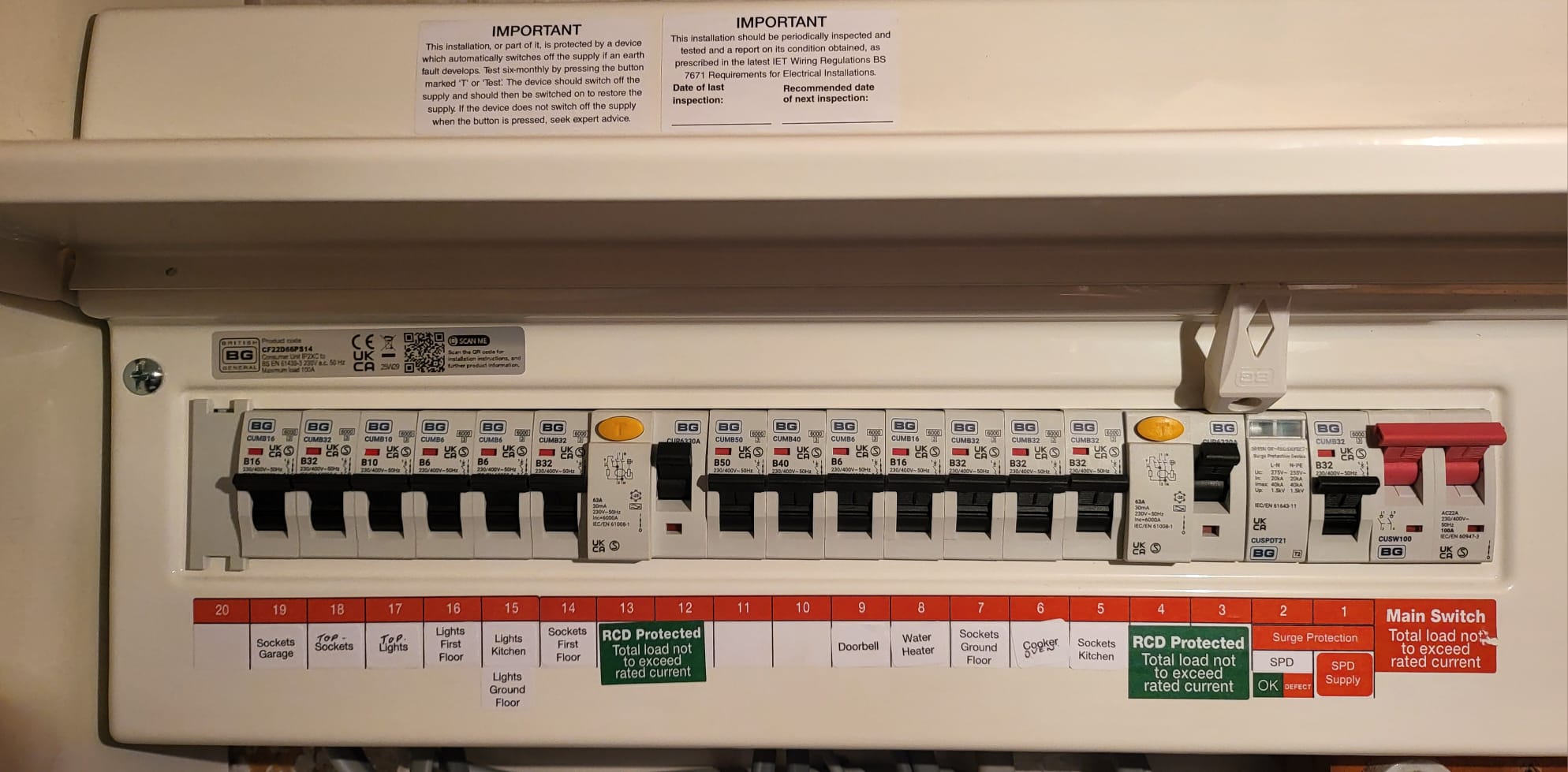 Consumer Unit Upgrade